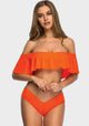 Alter Bandeau Ruffle Bikini