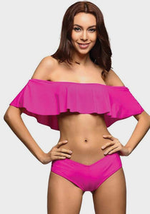 Alter Bandeau Ruffle Bikini