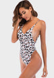 Leopard Backless One Piece