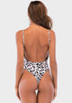 Leopard Backless One Piece