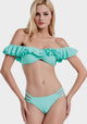 Brevis Ruffled Bandeau Bikini