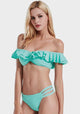 Brevis Ruffled Bandeau Bikini