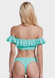 Brevis Ruffled Bandeau Bikini