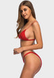 Tiara Red Low Waist Bikini