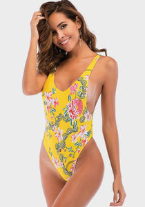 Envy Floral Backless One Piece