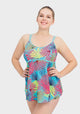 Setha Plus Size Print Swim Dress