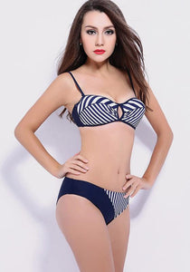 Adiuvo Striped Patchwork Bikini