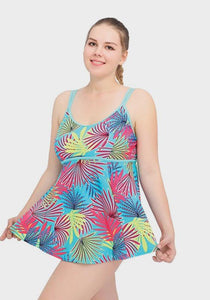 Setha Plus Size Print Swim Dress