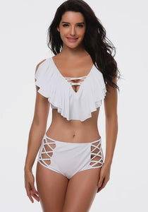 Indico High Waist Tankini