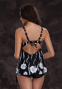 Decia Floral Backless Beachwear