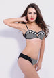 Adiuvo Striped Patchwork Bikini