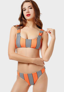 Dana Striped Retro Bikini