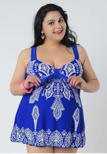 Facio Tunia Plus Size Swim Dress