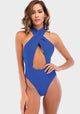 Aqua Wrap Halter Neck One Piece