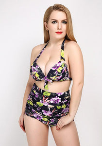 Venia Soleo Plus Size High Waist Bikini