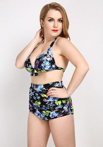 Venia Soleo Plus Size High Waist Bikini