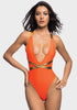 Ferus Deep V Neck Wrap Around Swimsuit