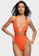 Ferus Deep V Neck Wrap Around Swimsuit