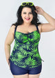 Lacrim Leaf Print Swimwear