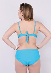 Feteo Gathered Backless Bikini