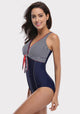 Maci Patchwork Backless One Piece