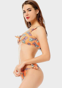 Navi Printed Push Up Bikini