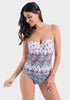 Elnon Halter Top Print One Piece