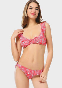 Navi Printed Push Up Bikini