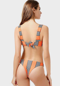 Veni Push Up Striped Beachwear