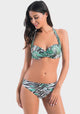 Dinevi Stripe Print Bikini