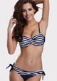 Diva Twisted Striped Bikini