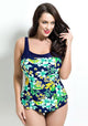 Veni Printed Plus Size One Piece