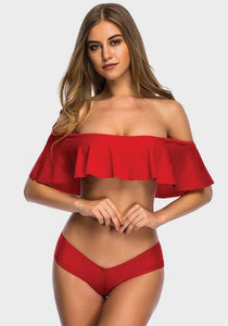 Villa Ruffled Two Piece Bikini