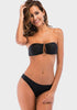 Devoci Black Bandeau Bikini