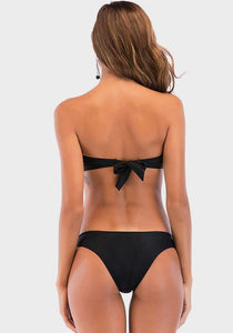 Devoci Black Bandeau Bikini