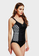 Vugi Hot Spring Striped Swimsuit