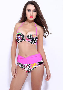 Ferus High Waist Floral Bikini