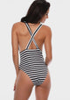 Debi Deep V Neck Beachwear