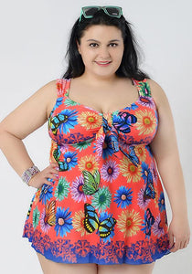 Curia Butterfly Print Swimdress