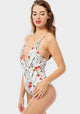 Nobi Printed V Neck Monokini