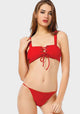 Celer Solid Bandeau Bikini