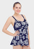 Facile Floral Print Swim Dress