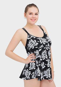 Facile Floral Print Swim Dress