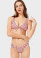 Eligia High Cut Plaid Bikini