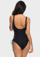 Feri Lace Up Backless One Piece