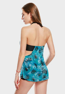 Cevil Two Piece Print Beachwear