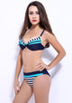 Necia Striped Low Waist Swimsuit