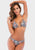 Indico Grid Print Brazilian Bikini