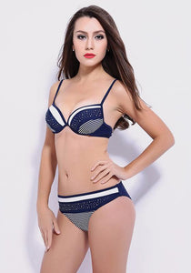 Liam Low Waist Patchwork Bikini