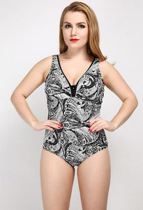 Ediva V-neck Plus Size Swimsuit